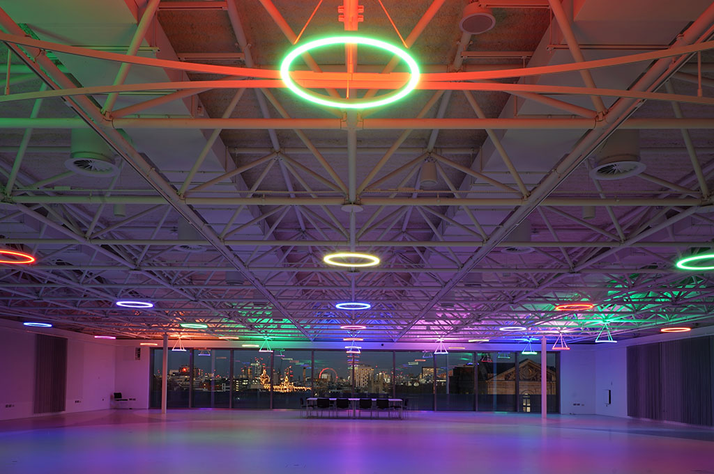 led lighting in the london science museum