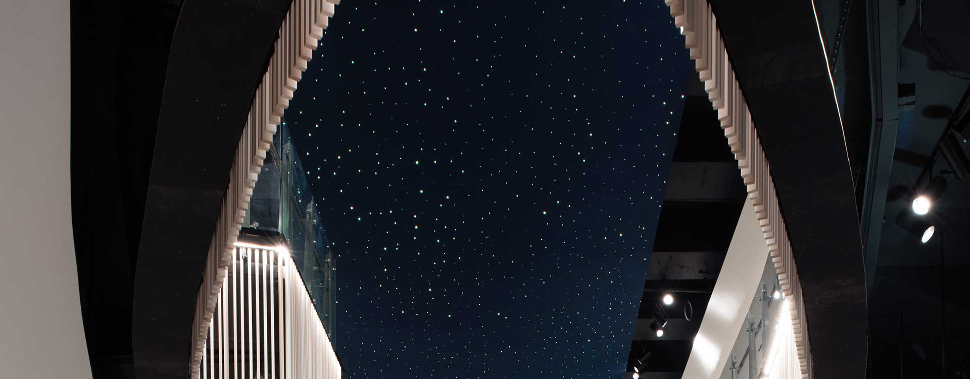 fiber optic lighting in the gate centre, newcastle