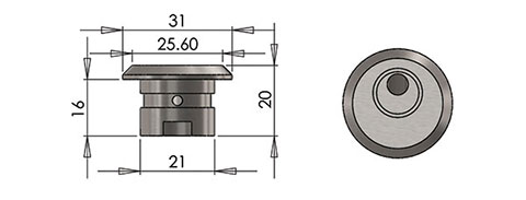 p22 paver fitting cad image