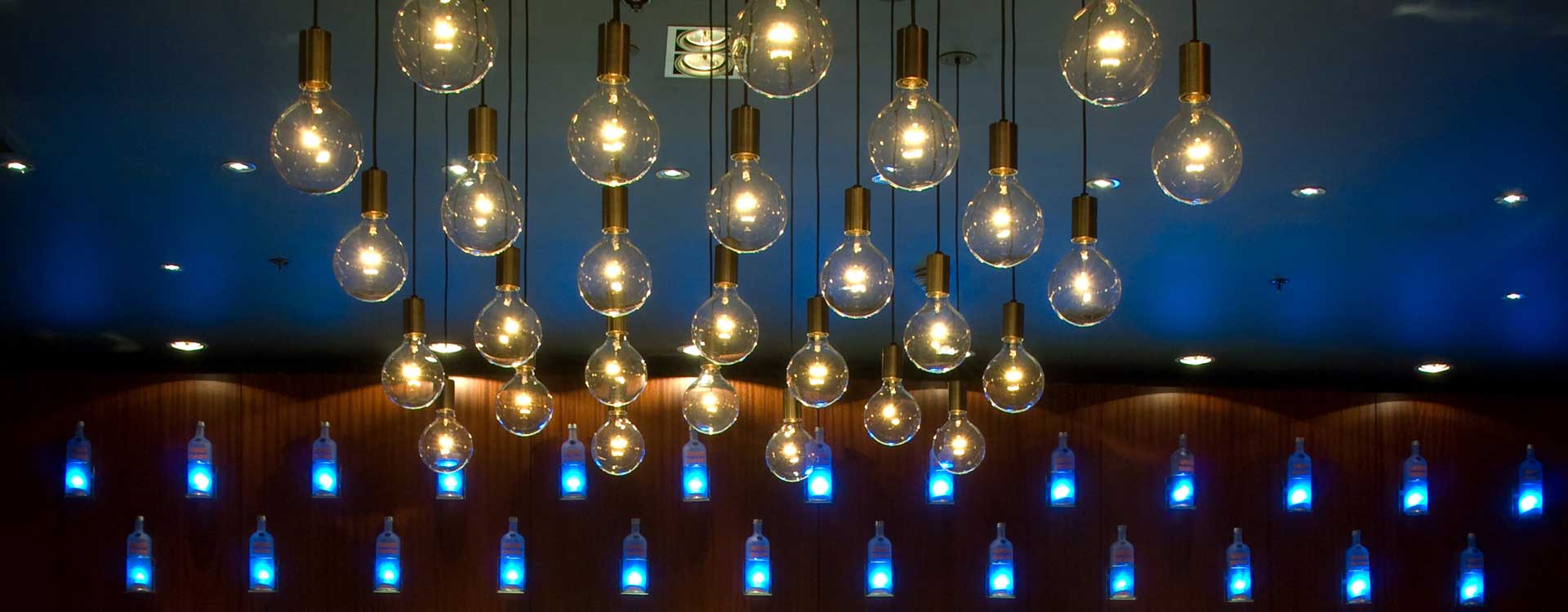 fiber optic lighting in the cinema de lux
