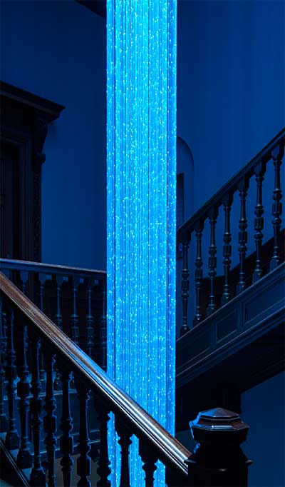 custom fiber optic chandelier design and manufacture