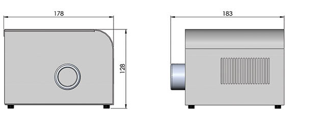 cad image of nova fiber optic illuminator