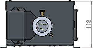 cad image of sirius s decorative fiber optic illuminator