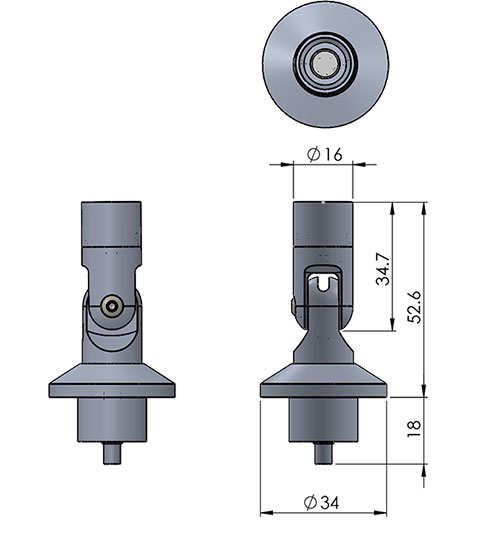 lpv1 led fitting cad image