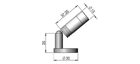lm4 led fitting cad image