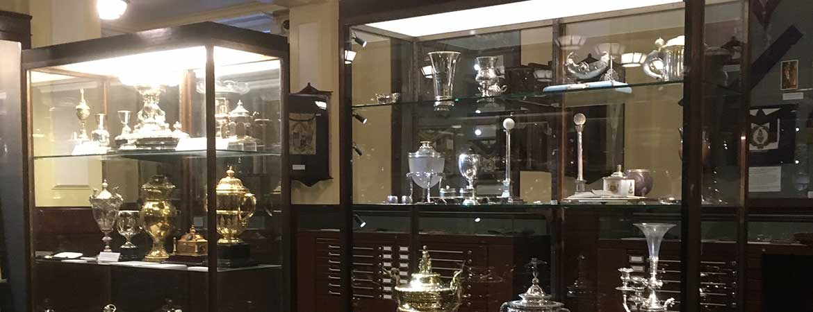 led lighting in the freemasons hall