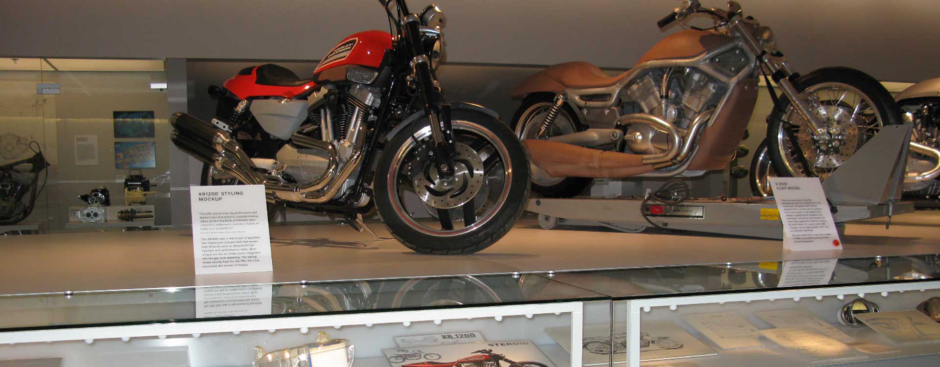 fiber optic lighting in the harley davidson museum