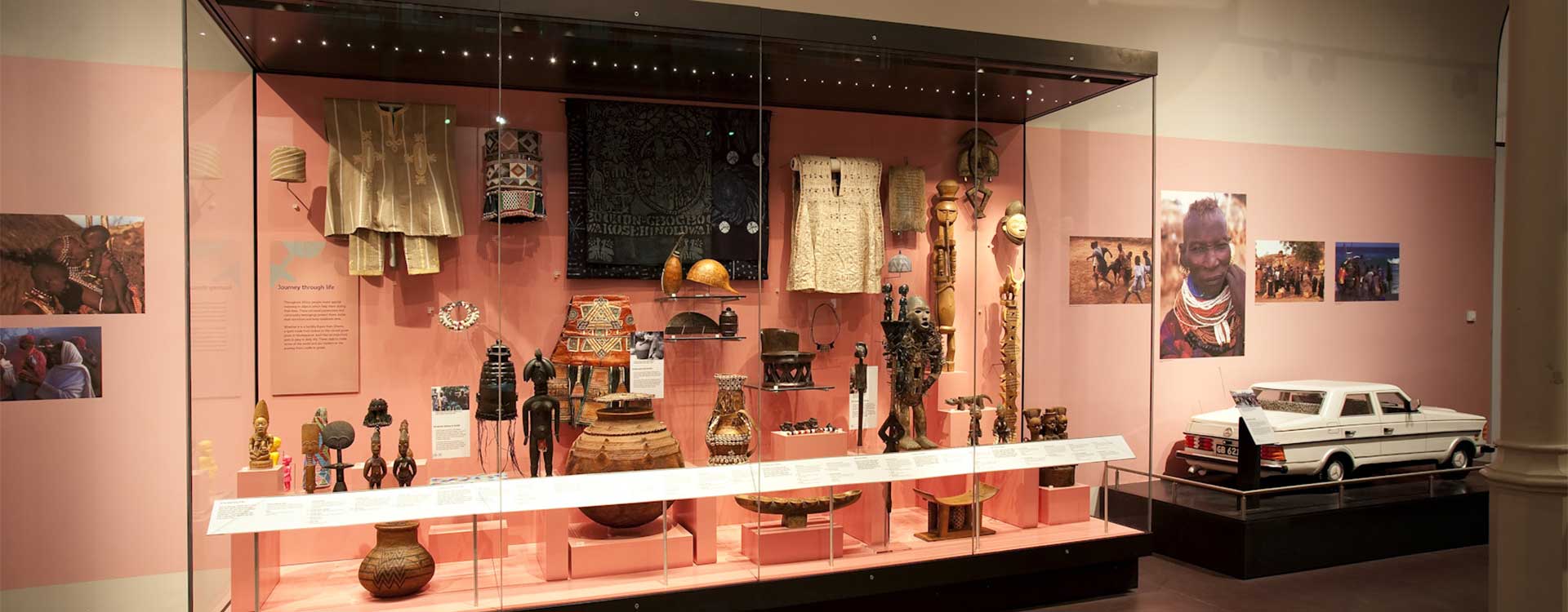 fiber optic lighting in the national museum of scotland