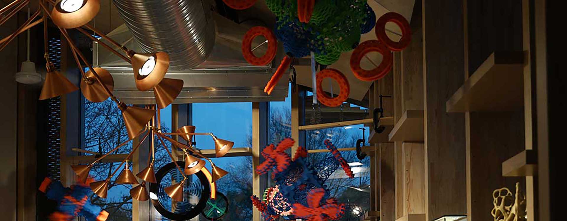 led lighting in the william heath robinson museum