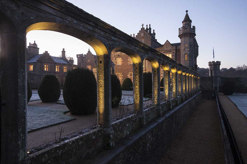 fiber optic lighting at abbotsford house