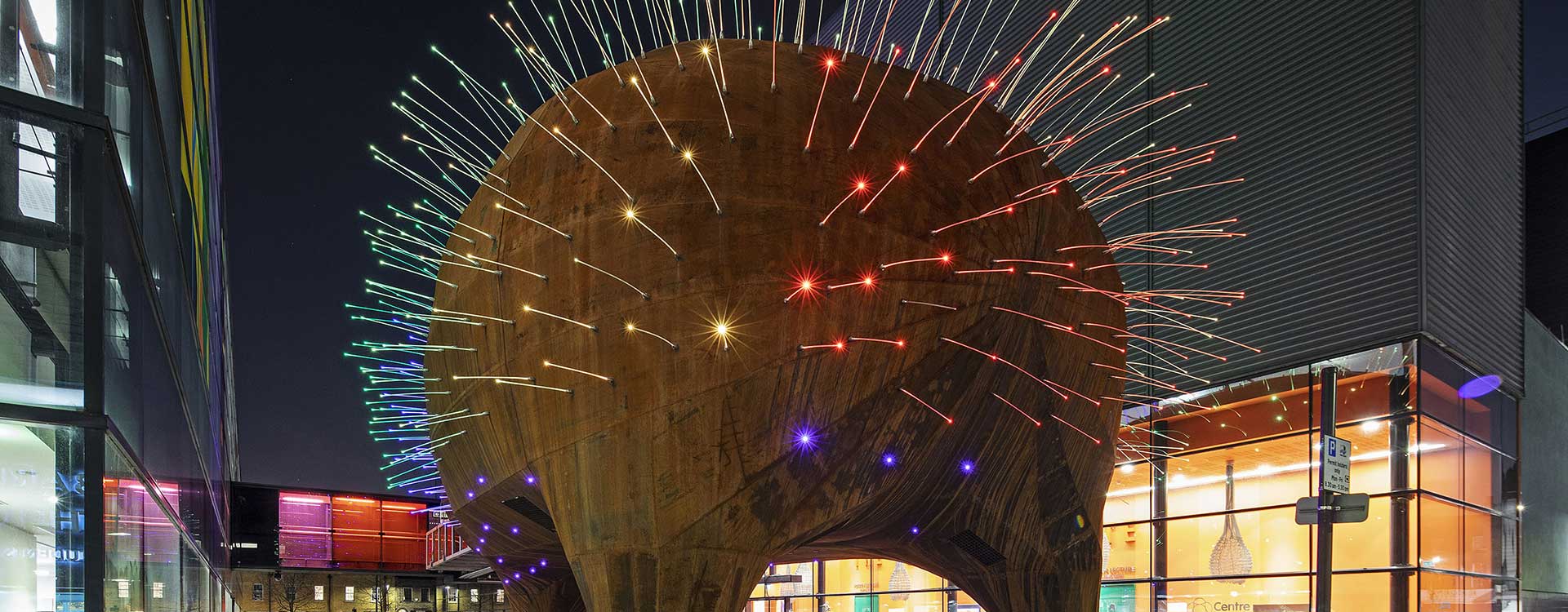 neuron pod fiber optic lighting