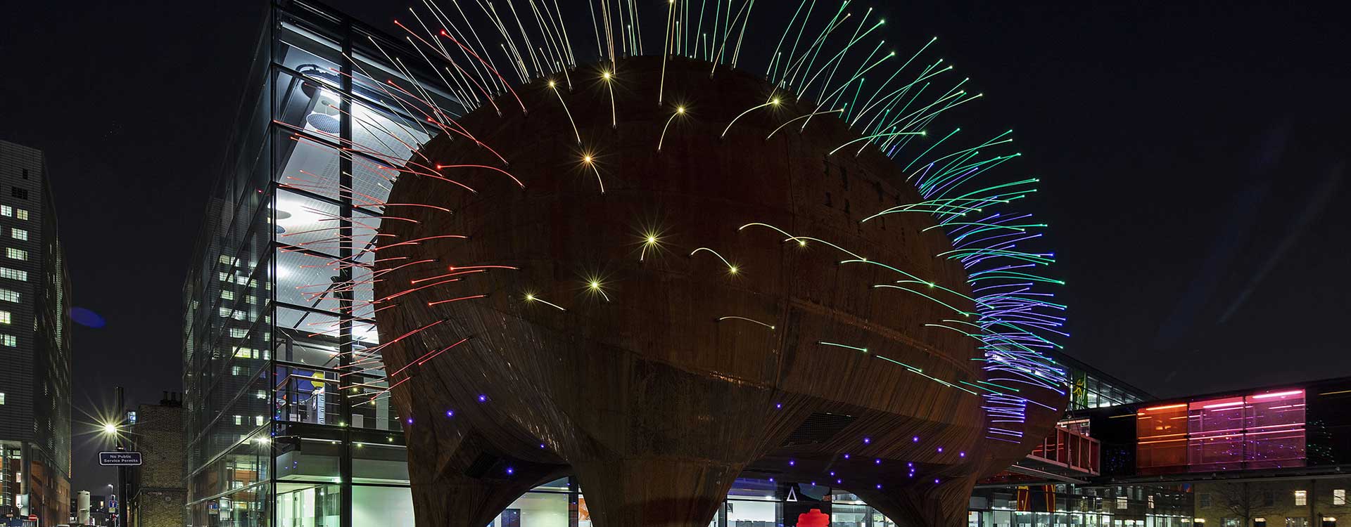 neuron pod fiber optic lighting