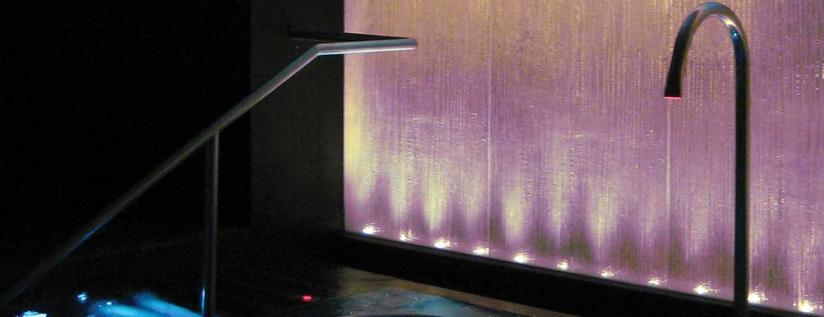 fiber optic lighting in gleneagles hotel spa