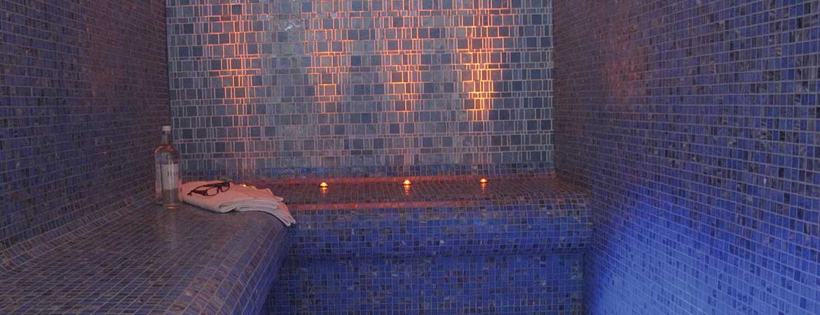 fiber optic lighting in a private pool