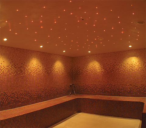 sauna star lighting image