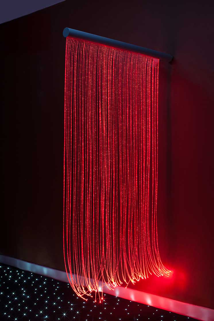 fiber optic sensory wall cascade image 3