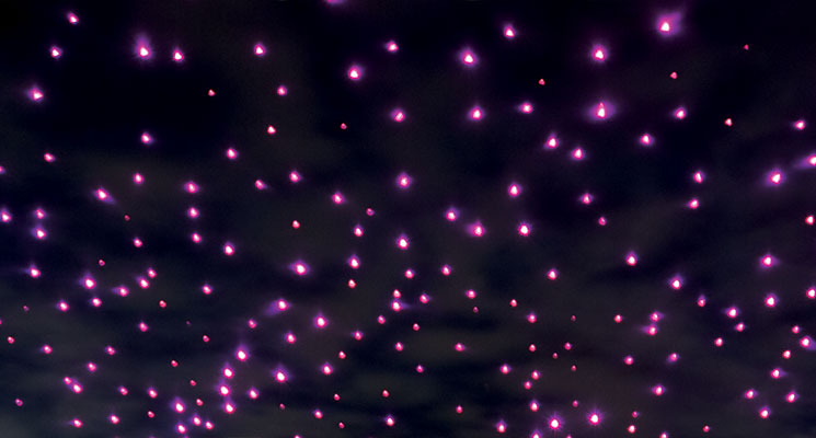 Ufo Lighting Fiber Optic Star Effect