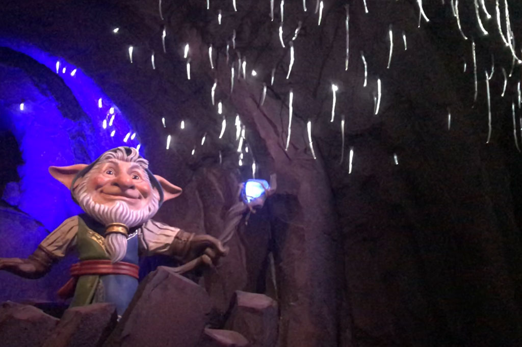 fiber optic lighting in europa park